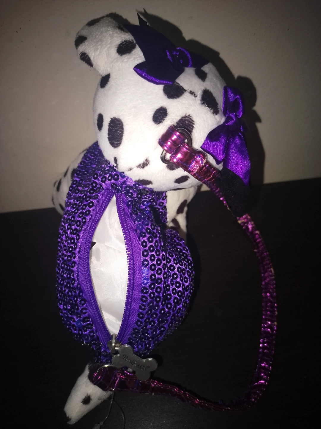 Poochie & Co. Plush Dalmatian Bag - photo 3