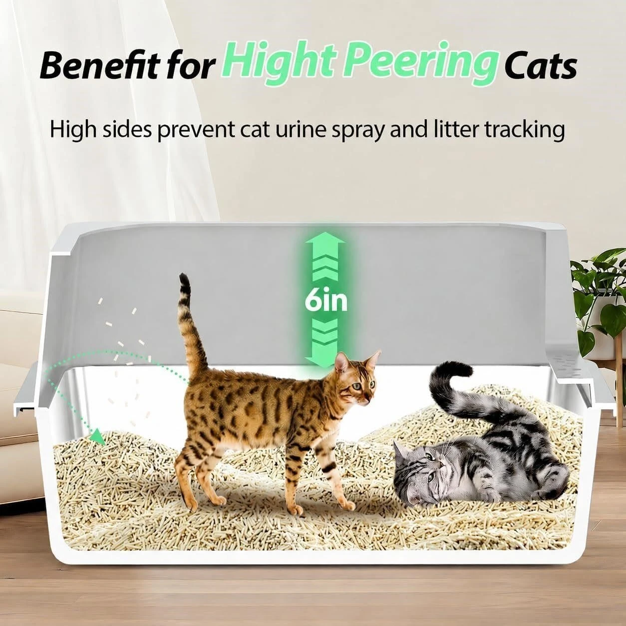 SEALED XXXXL Stainless Cat Litter Box - photo 3