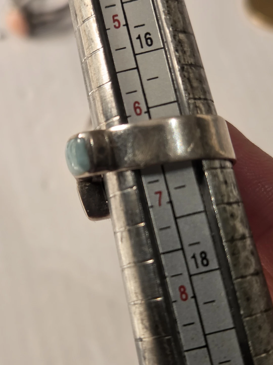 Sterling Silver Larimar Ring - photo 3