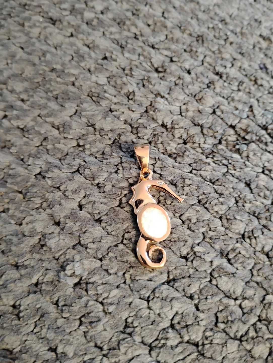 Rose Gold Sterling Silver Dolphin Charm