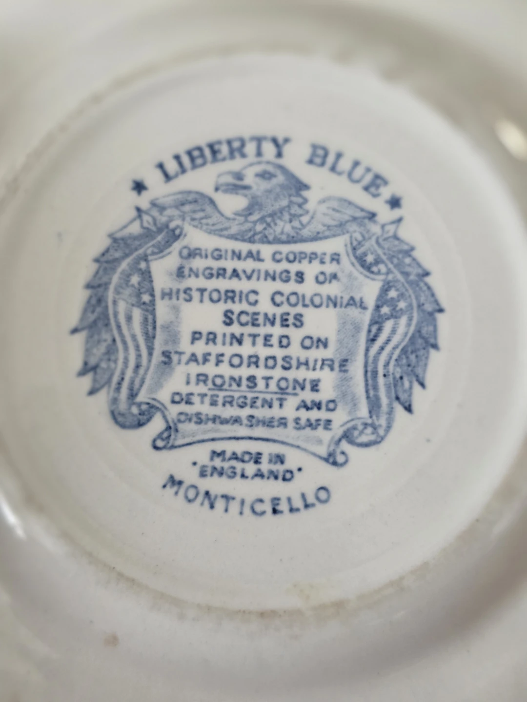 Liberty Blue "Monticello" Plate - photo 2
