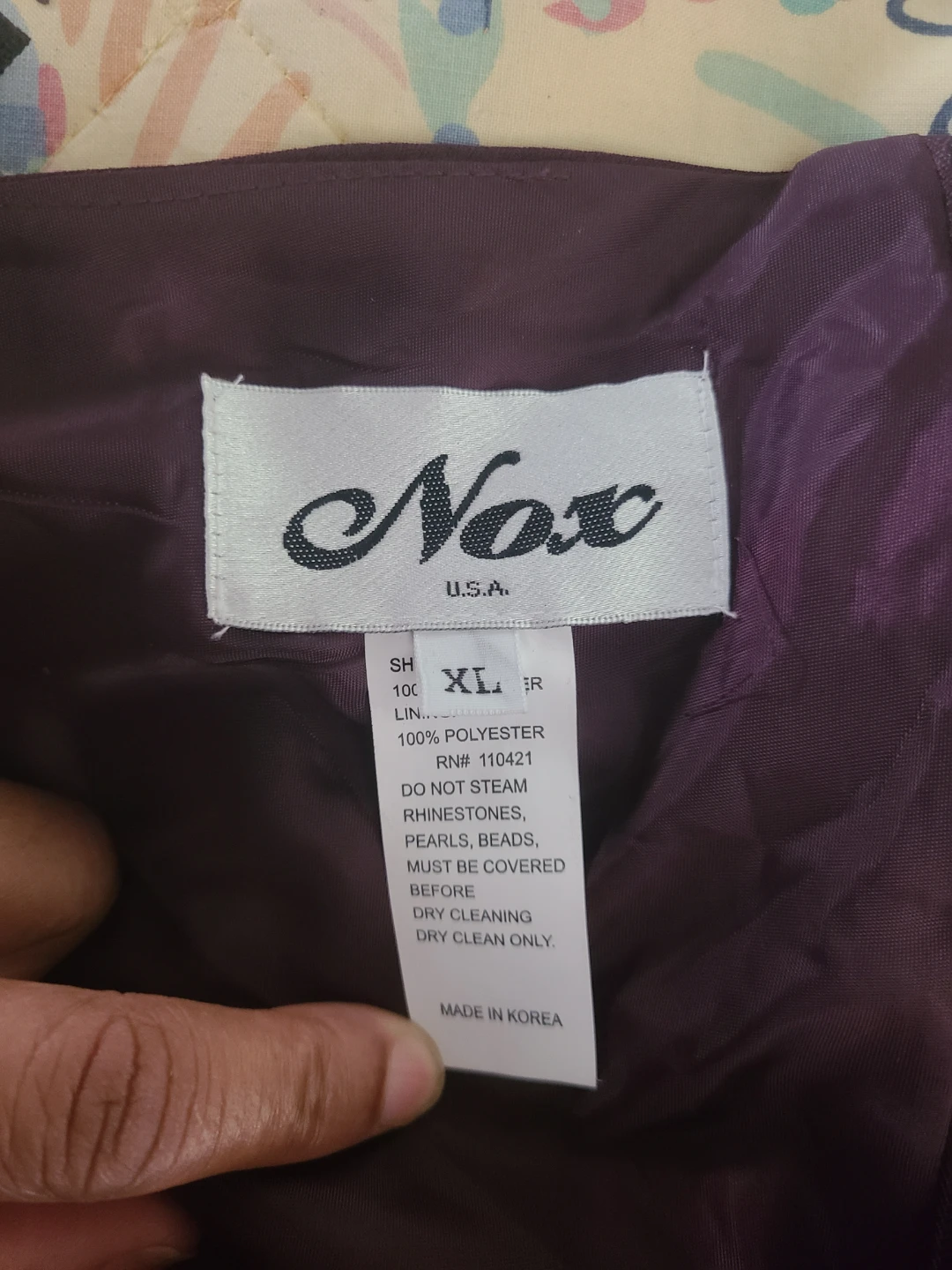 Nox U.S.A. Beaded Halter Dress XL - photo 3