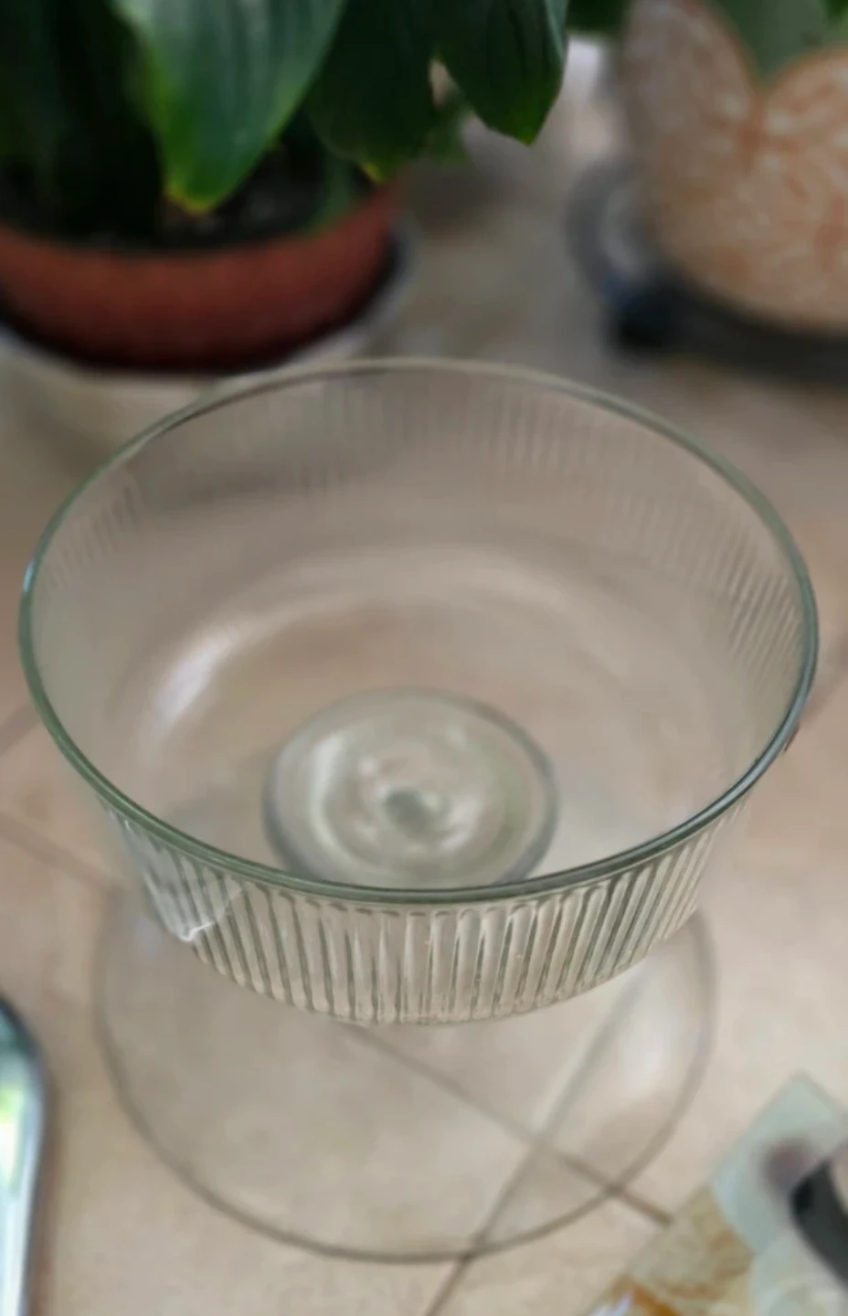 Glass Cake Stand with Dome - photo 3