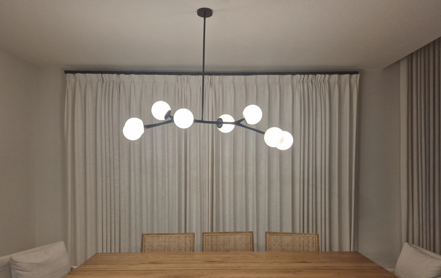 Modern Black Sputnik Chandelier - photo 2