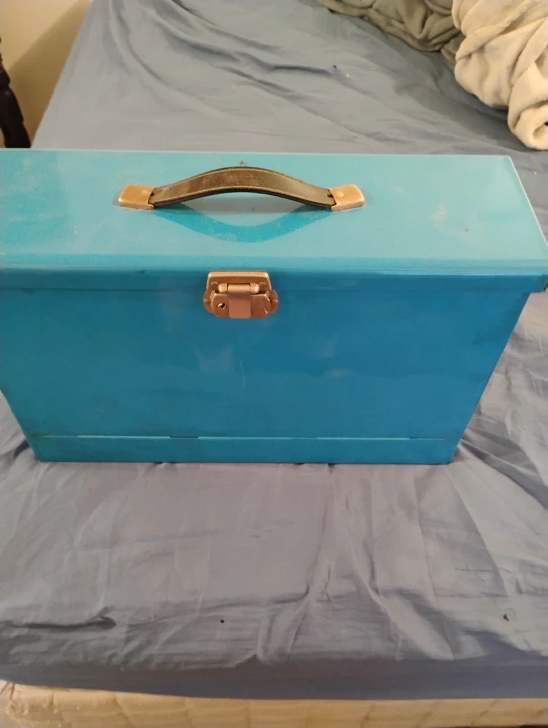 Blue Metal Toolbox