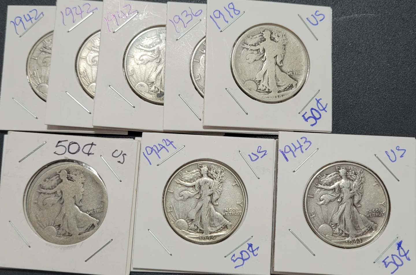 US Silver Coins Half Dollars//Mercury Dimes  etc. - photo 4