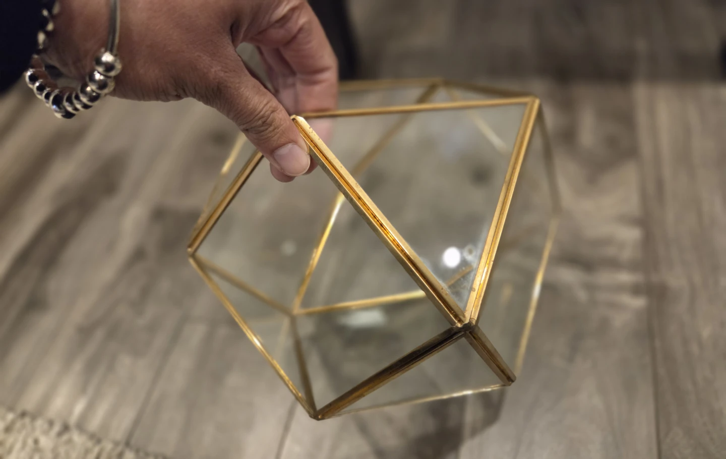 Geometric Glass Terrarium - photo 3