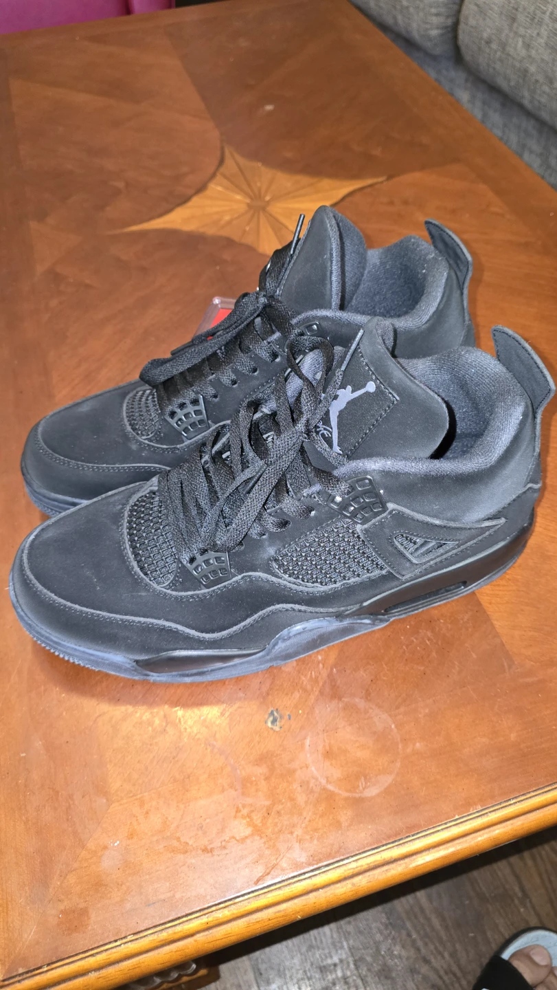 Air Jordan 4 Retro "Black Cat" (2020) – US Men's 12 - photo 2