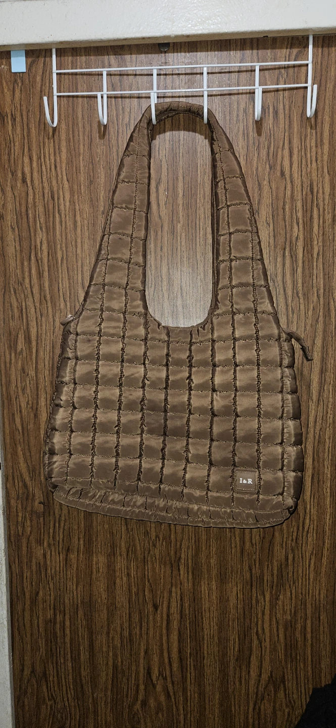 Brown Quilted Shoulder Bag/ Hobo Bag - photo 2