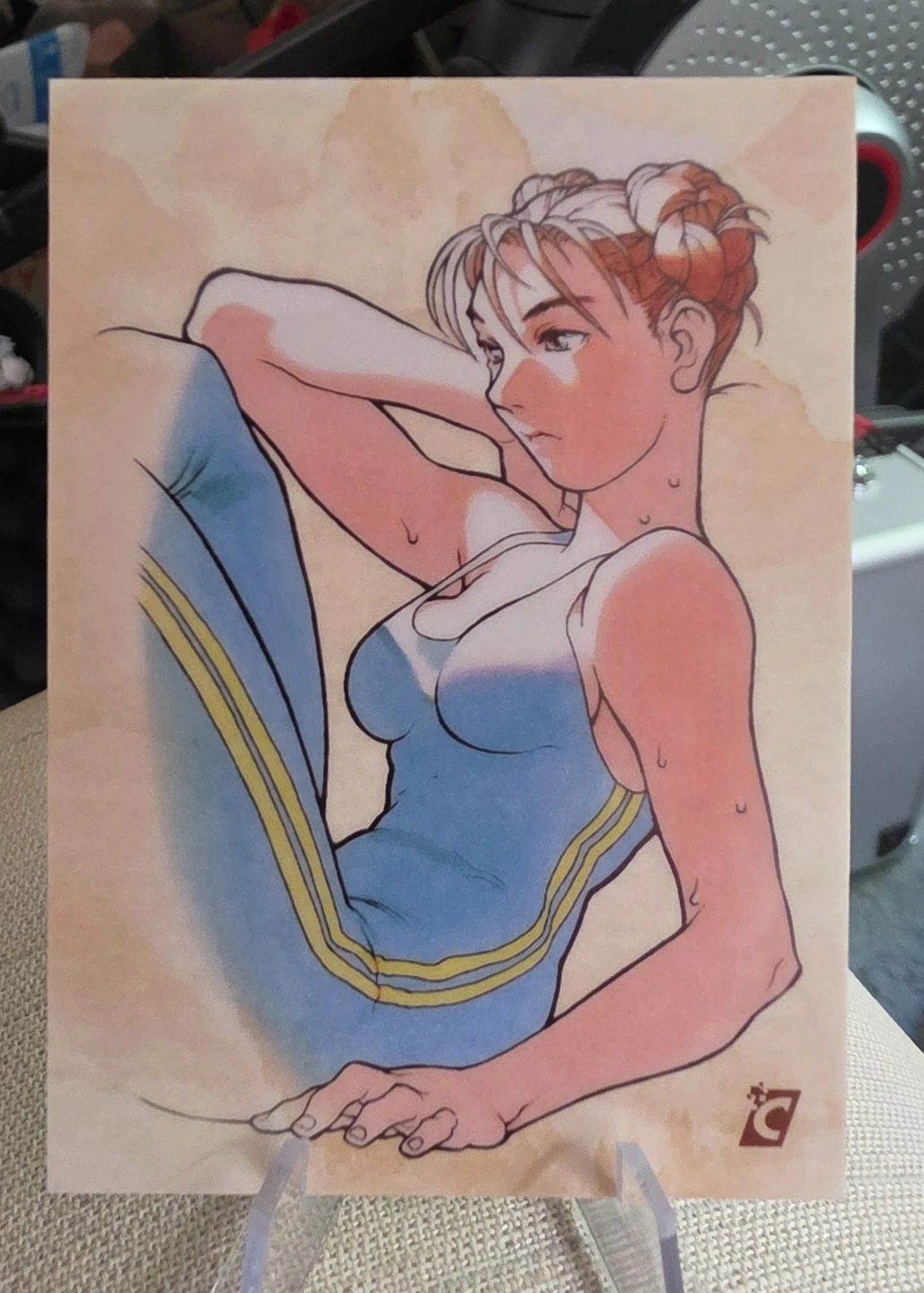 Street Fighter Alpha Chun-Li Art Card