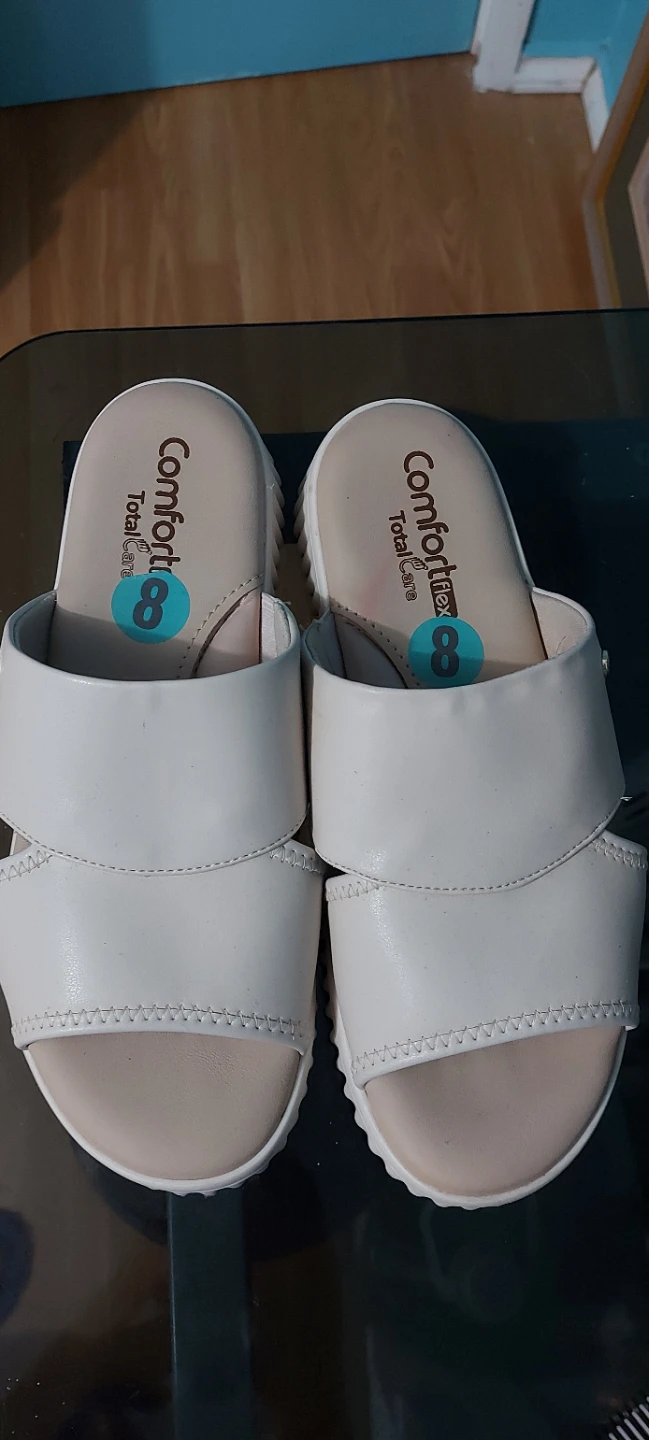 Comfortflex total care White Slides