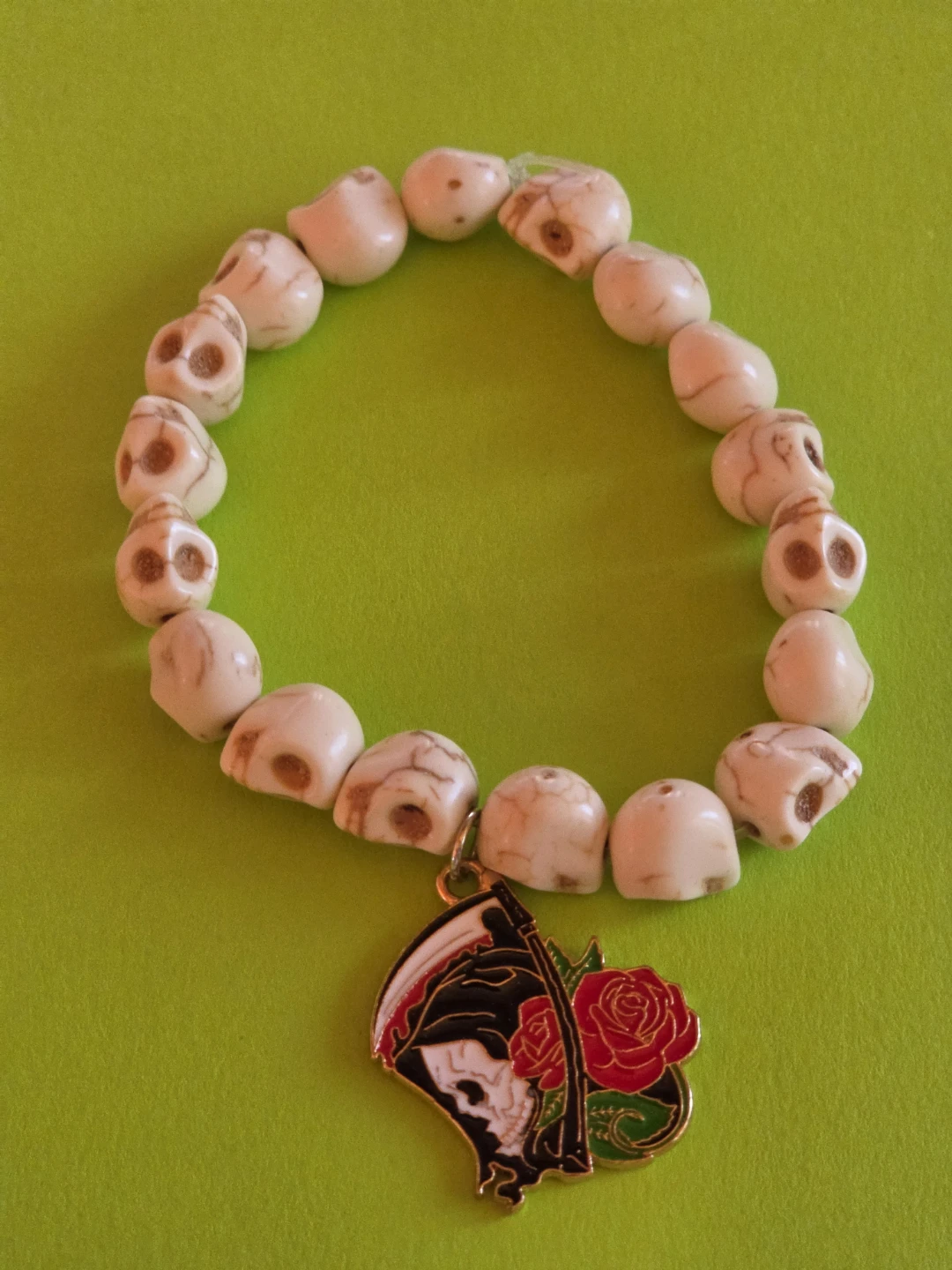 Skull Charm Bracelet