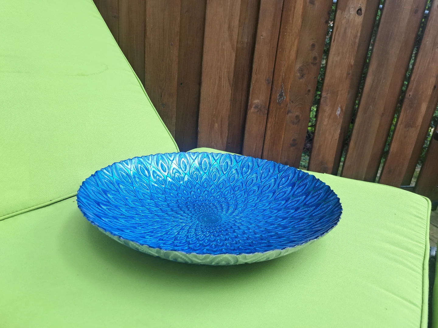 Large Decorative Glass Bowl - photo 2