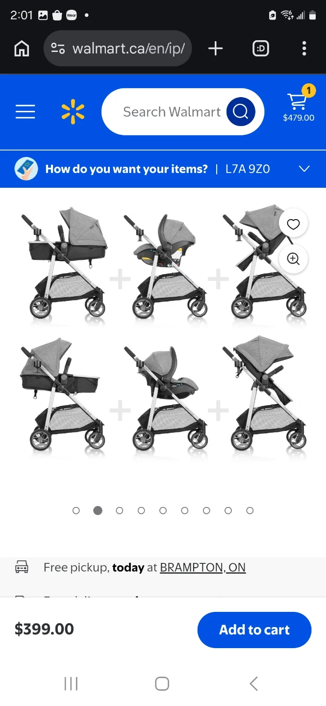 Evenflo Stroller Travel System - photo 3