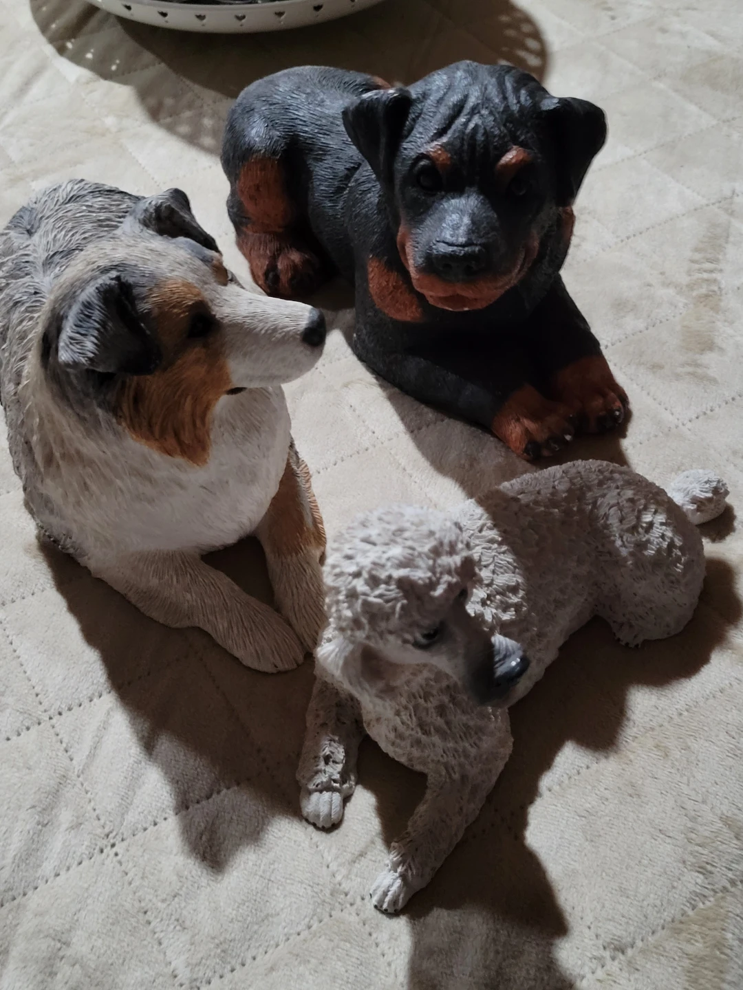 Set of 3 Dog Figurines