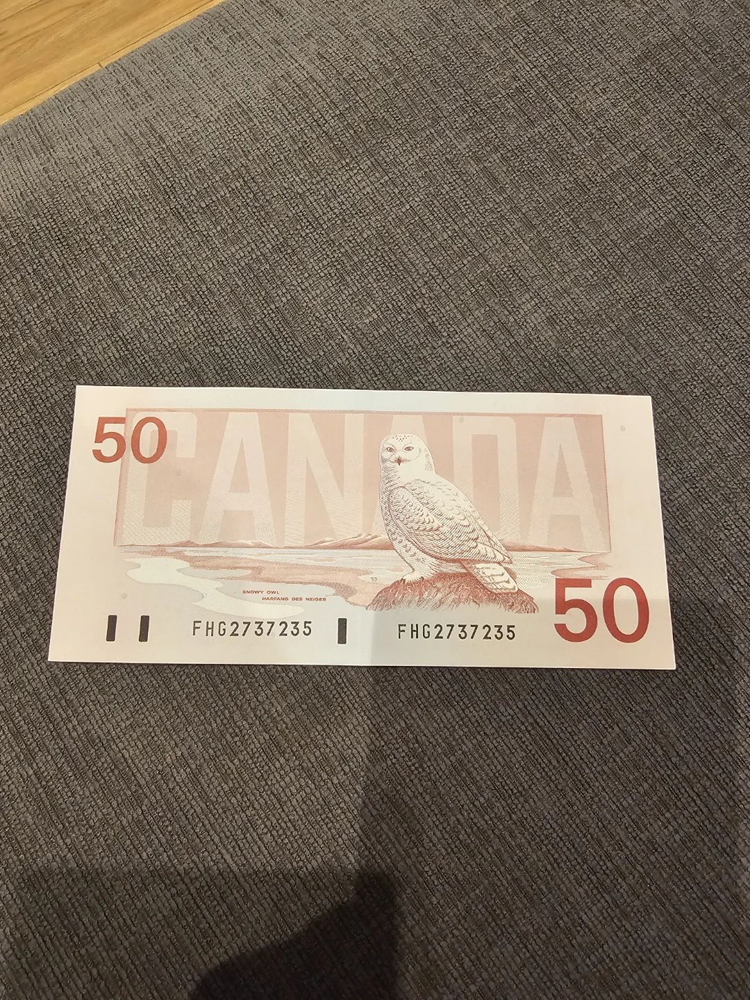 Canada $50 Fifty Dollar Bill - 1989 - photo 2