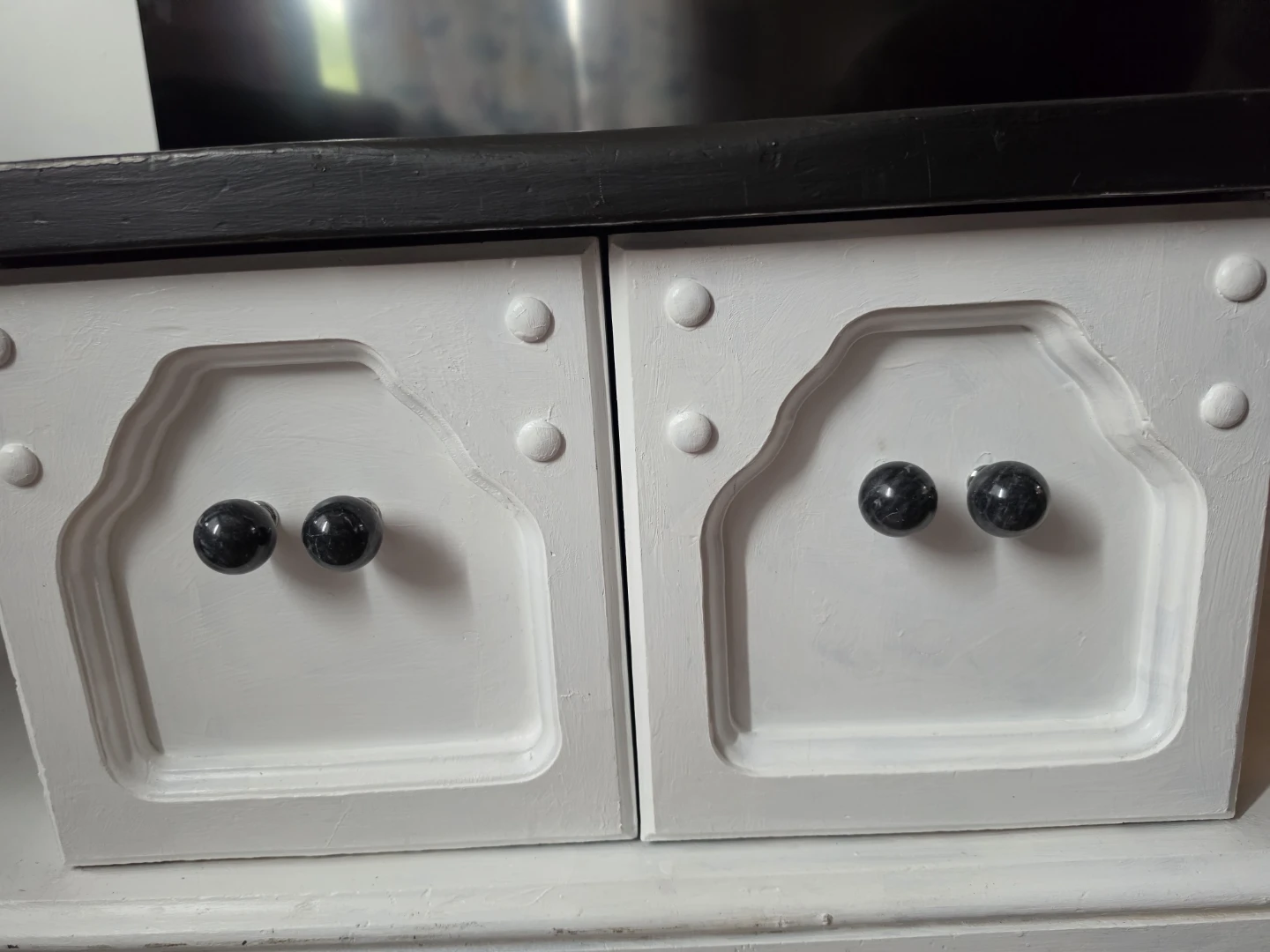 White Coffee Table with 2 Drawers - photo 3