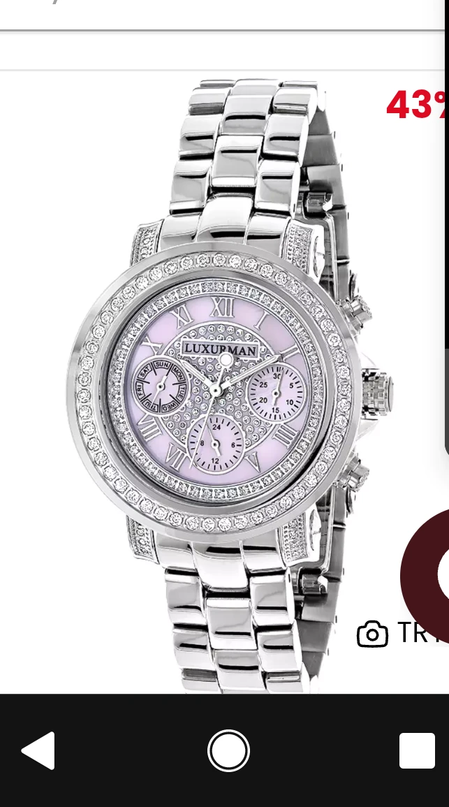 Luxurman Diamond Watch