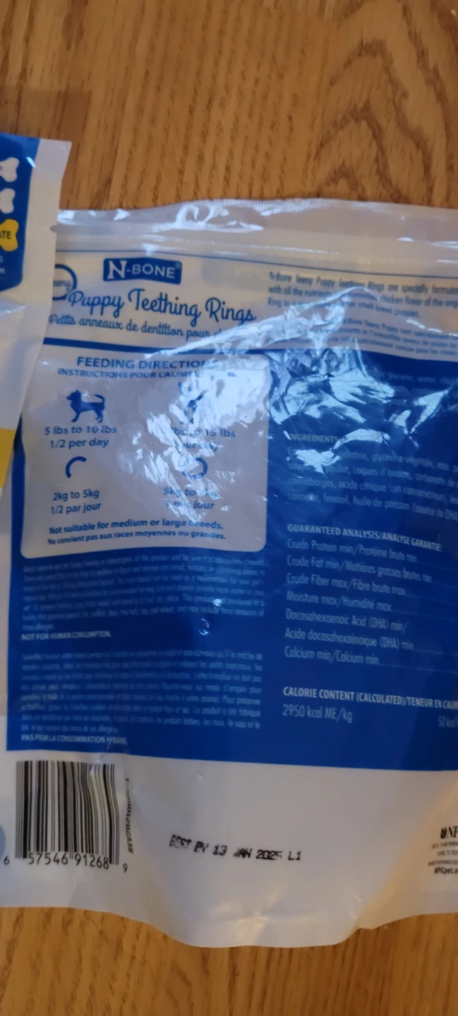 3 Packs of N-Bone Puppy Teething Rings - photo 3