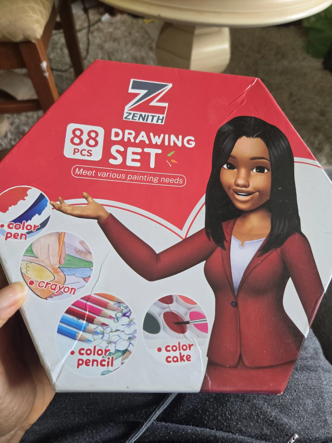 Zenith 88 pcs Drawing and colouring Set