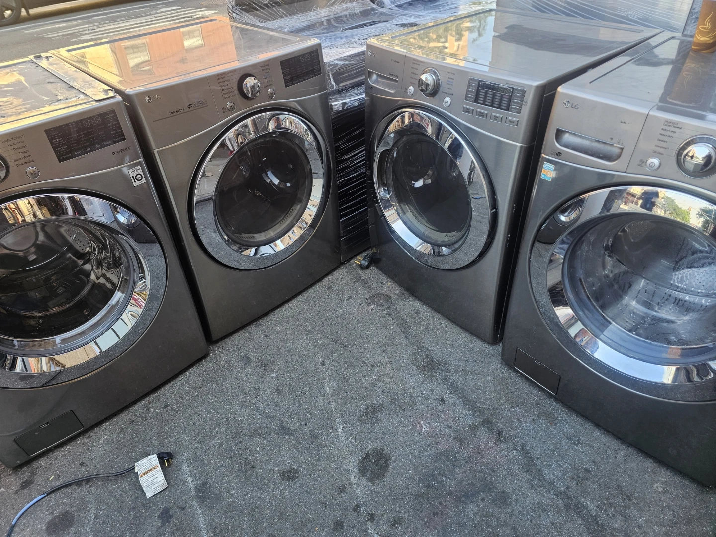 LG 27in wide Front Load Washer and Dryer Sets available