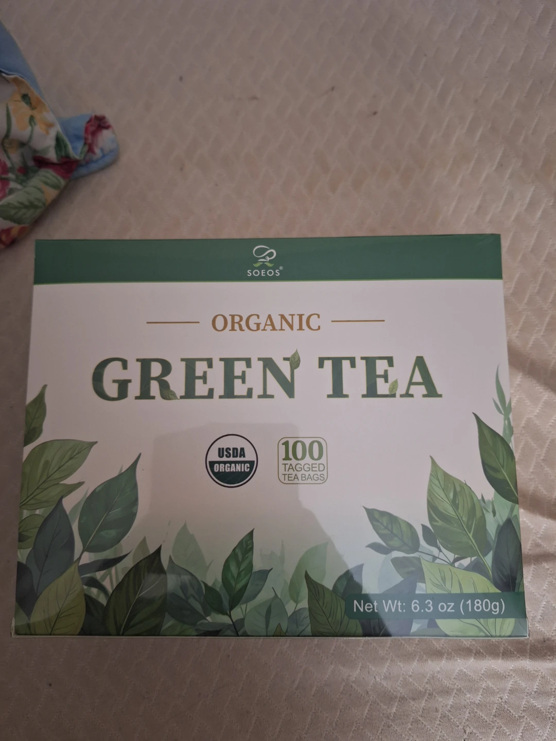 Organic Green Tea 100  individual Tea bags