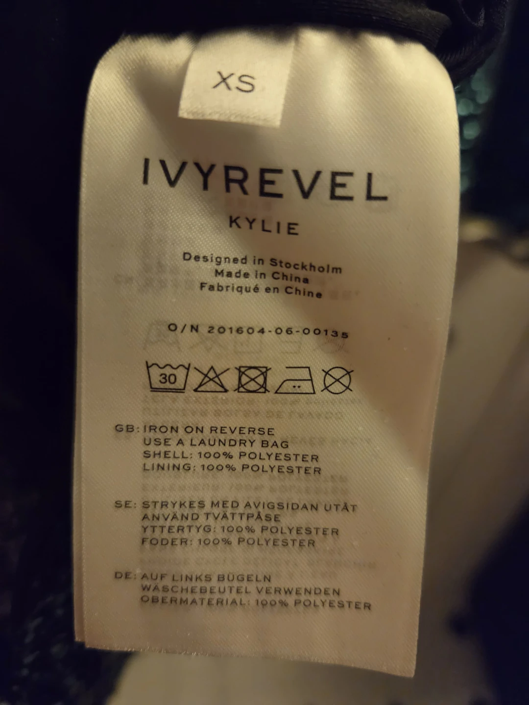 IVYREVEL Sequined Long Sleeve Dress XS - photo 3
