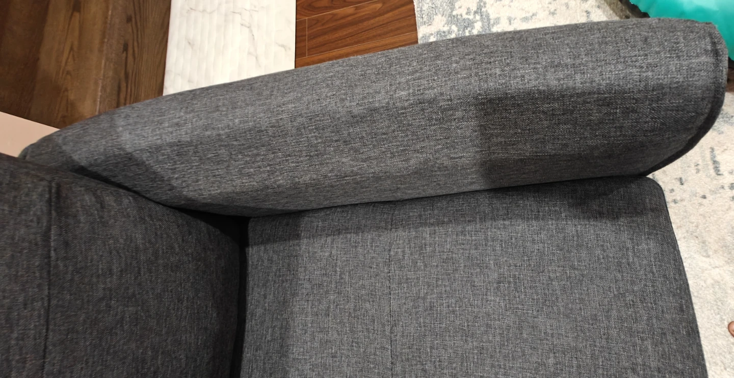 Dark Grey 3-Seater Sofa - photo 2