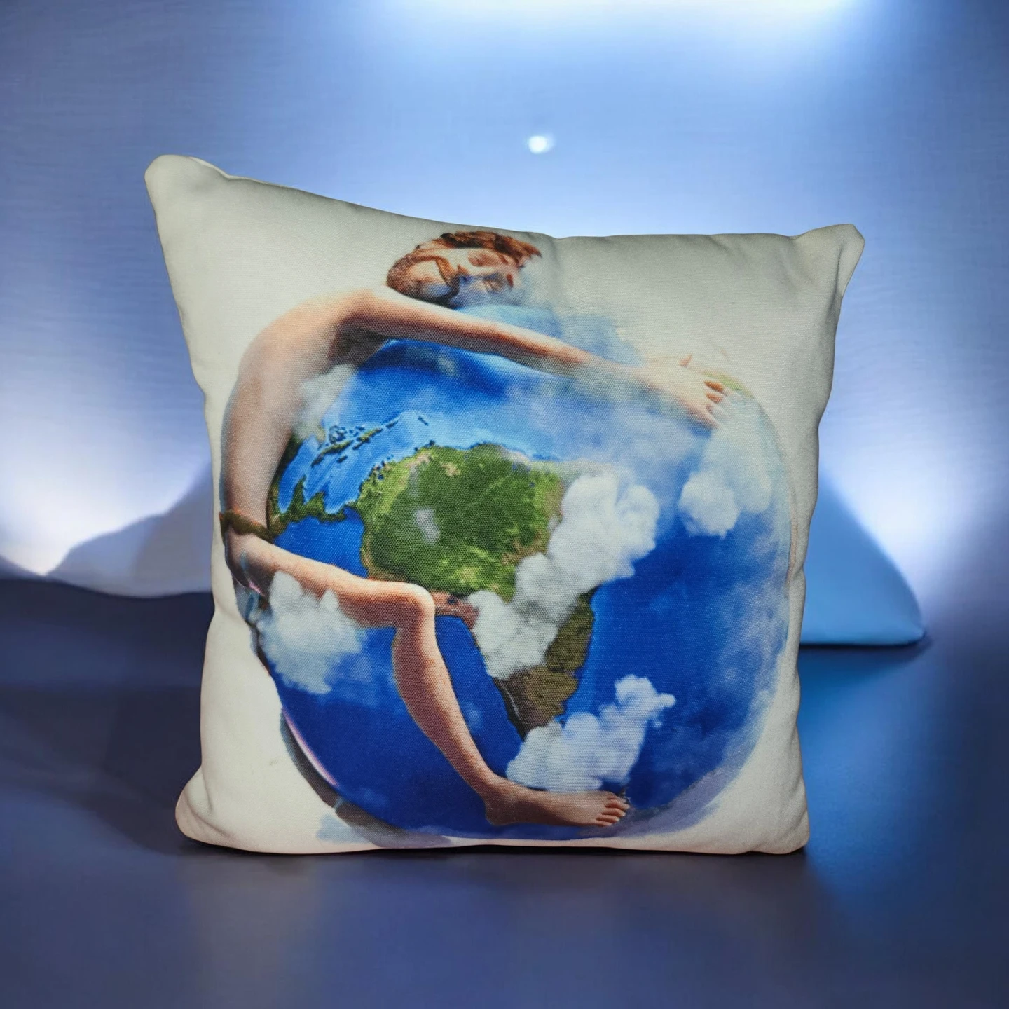 Lil' Dicky Throw Pillow with Earth Graphic