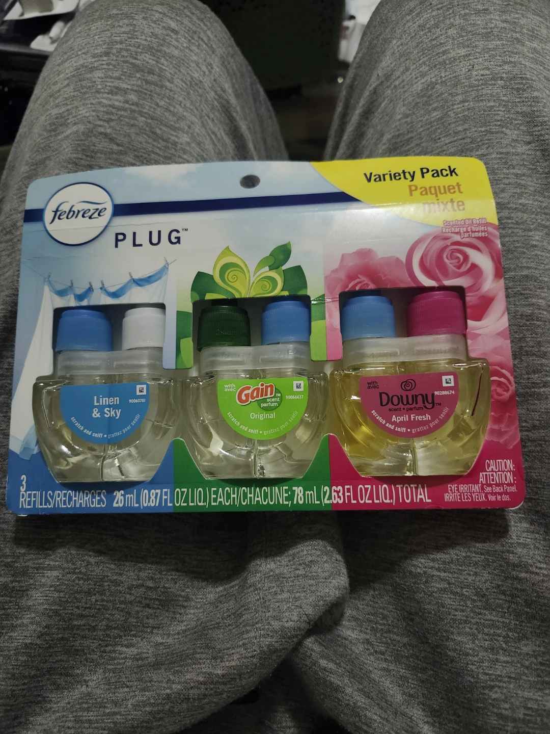 Febreze Plug Scented Oil Refills Variety Pack - 3 ct