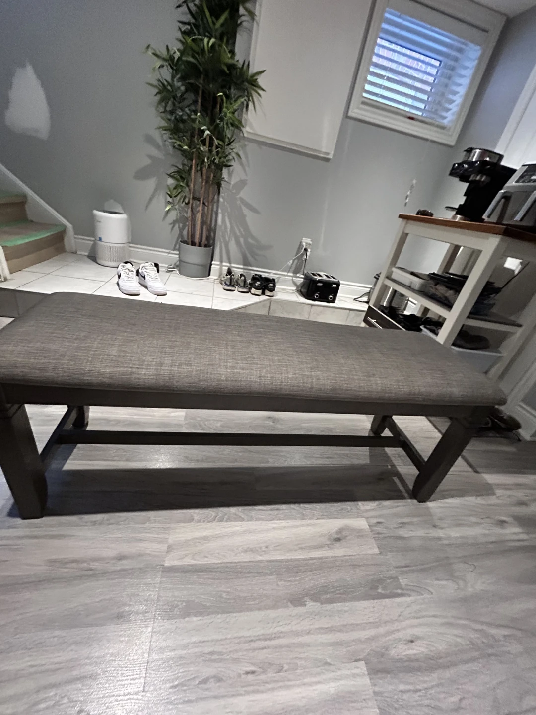 Dining Table and Chairs Set with bench - photo 2