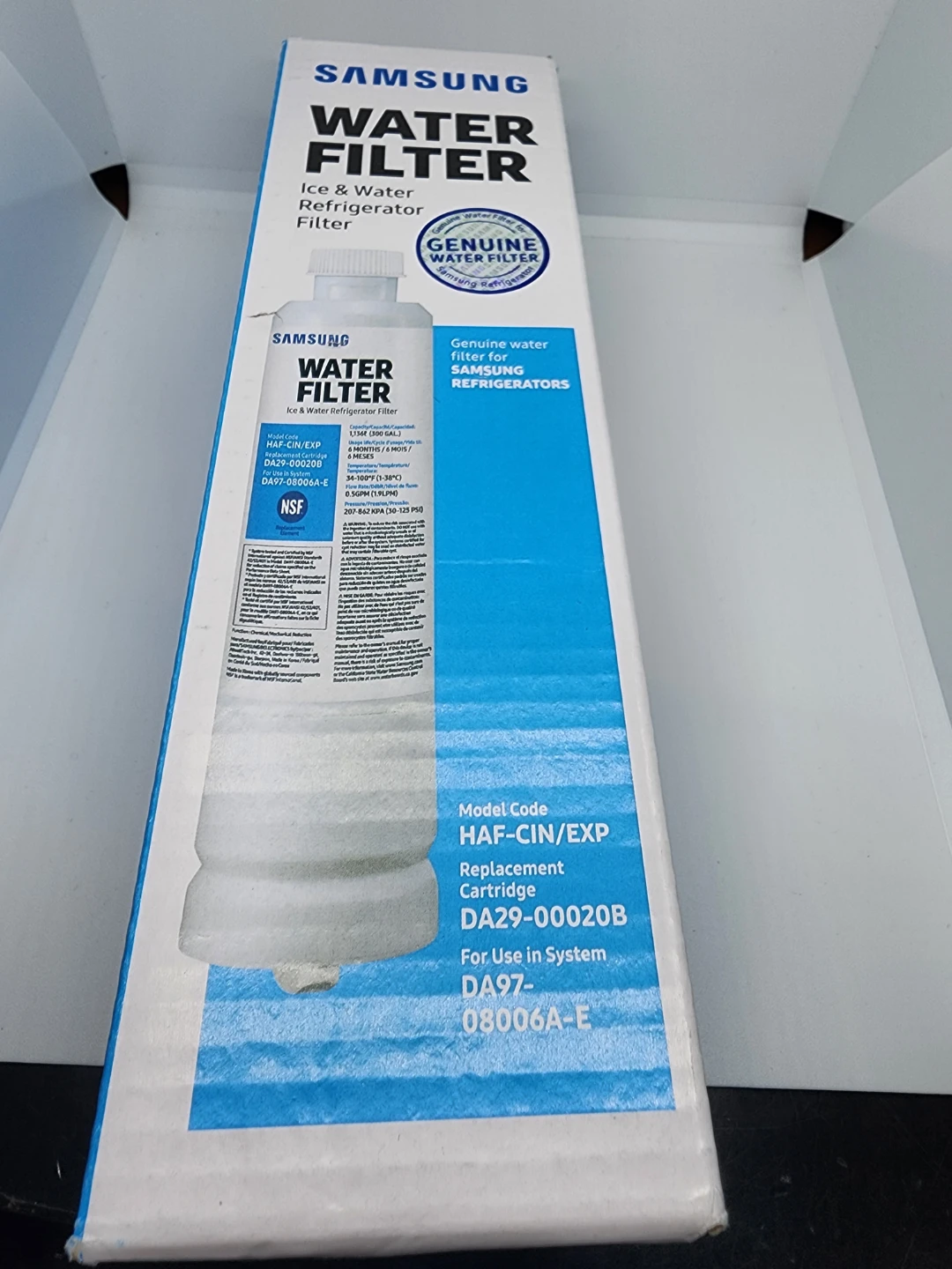 Samsung Water Filter HAF-CIN/EXP DA29-00020B
