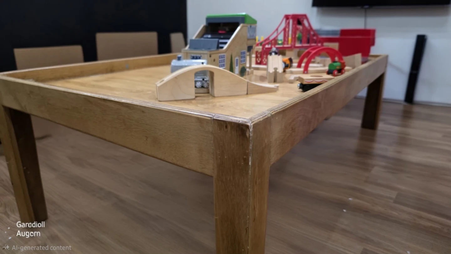 Wooden Train Table with Accessories - photo 3