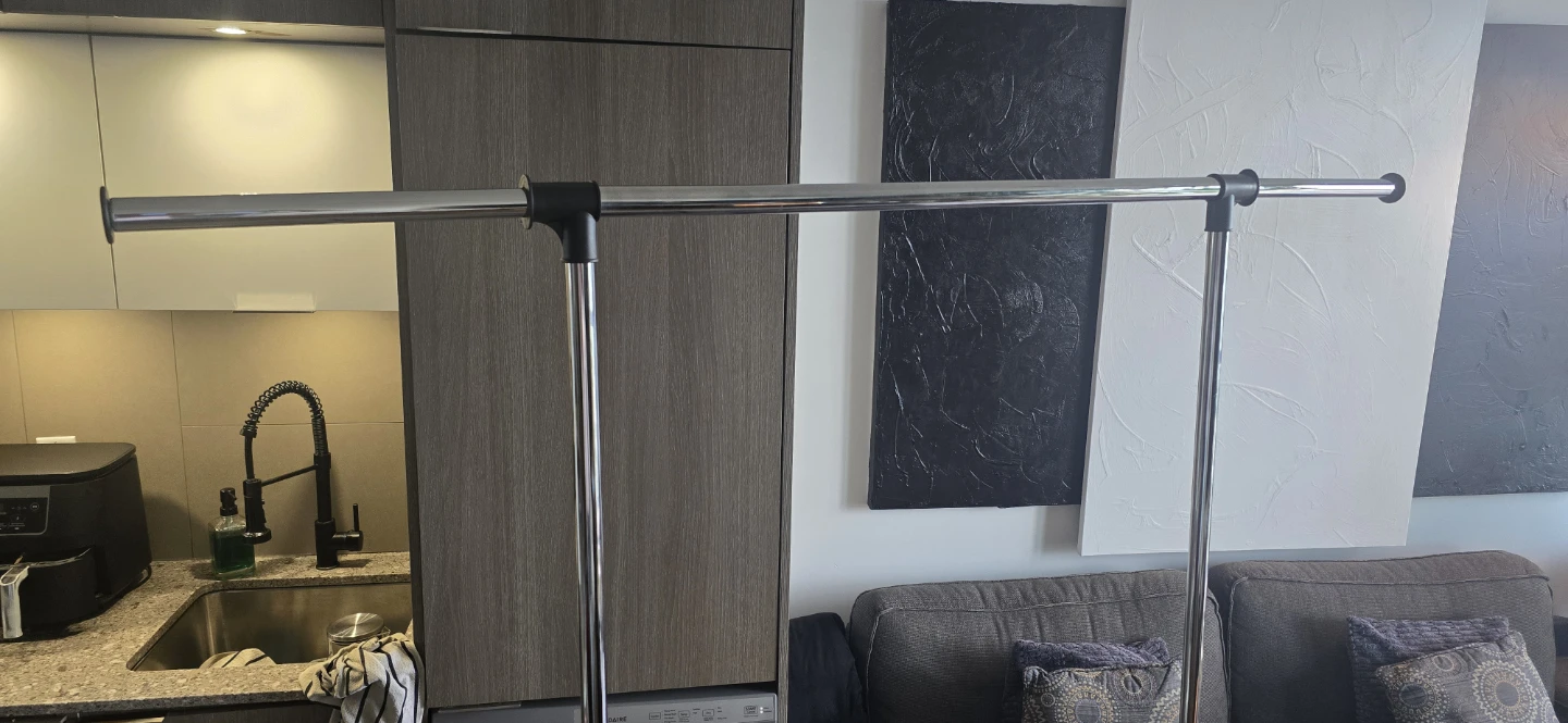 Whitmor Adjustable Two Rod Garment Rack - photo 2
