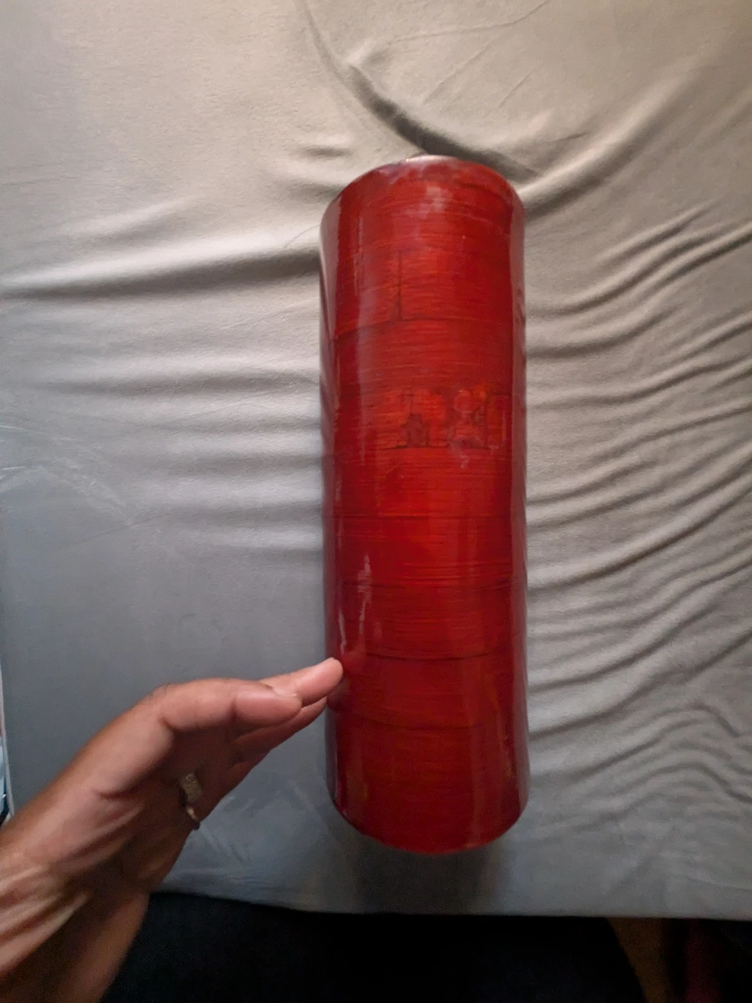 Asia Overland Red Decorative Vase