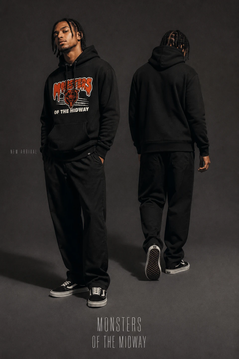 47 Brand Chicago Bears Monsters of the Midway Hoodie XL - photo 2