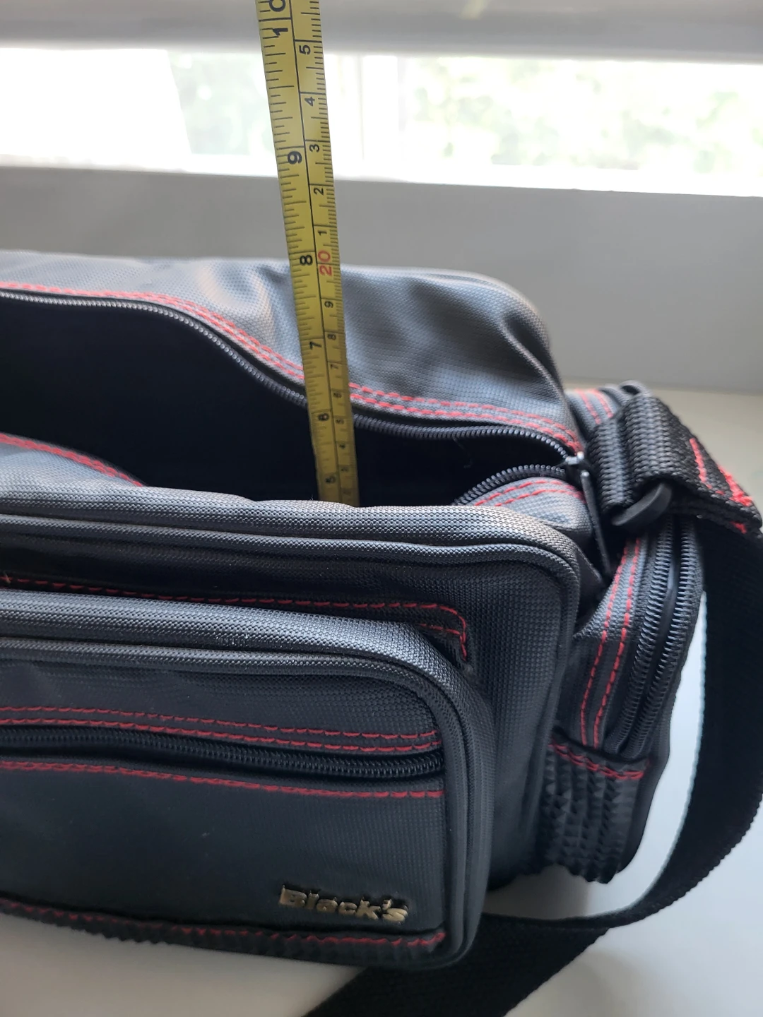 Black's Camera Bag with Red Stitching - photo 5
