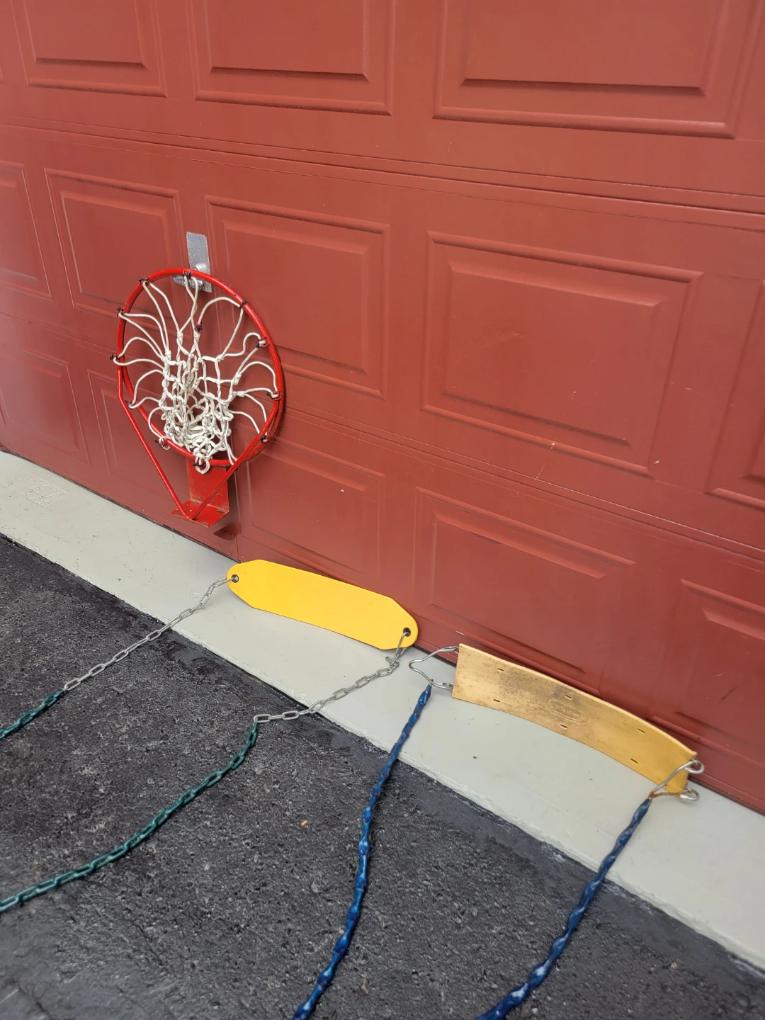 Kids Swing Set with Basketball Hoop-$5 each