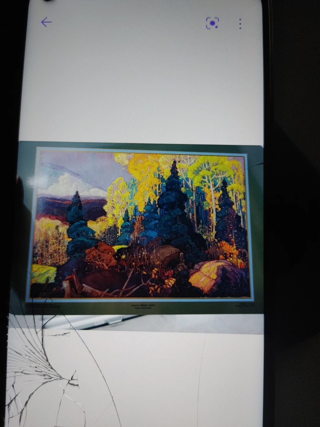 Autumn Woods Print pimpell table placement