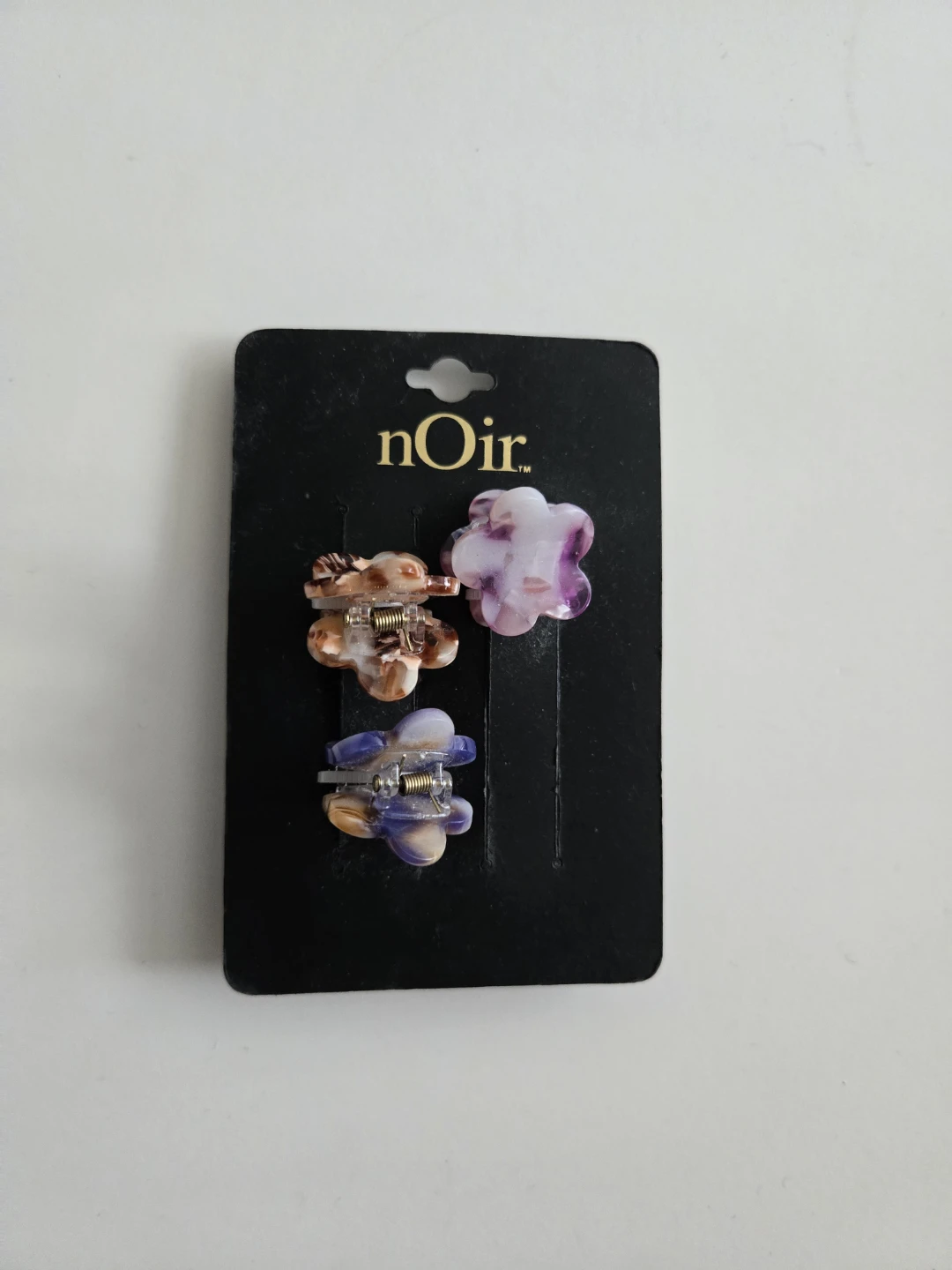 NOir Flower Claw Clips (Set of 3)