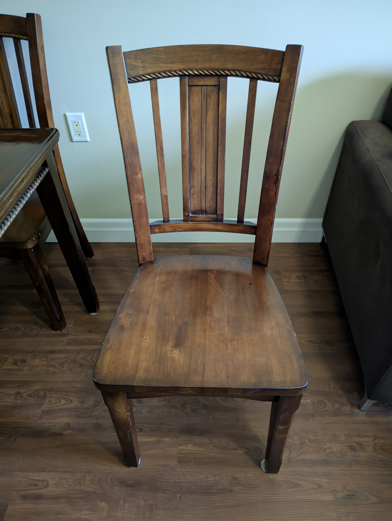 Wooden Dining Table and 6 Chairs - photo 3