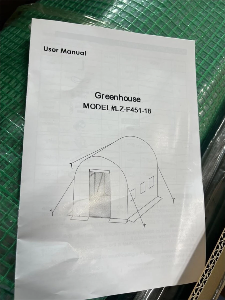 Greenhouse Tent with Windows - photo 4
