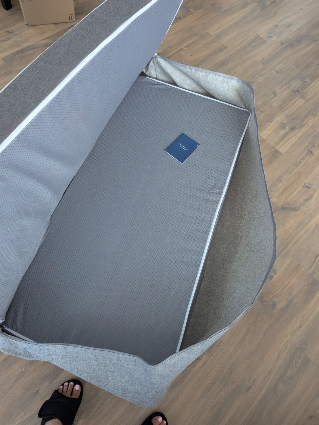 Full size Tri fold mattress with cover - photo 4