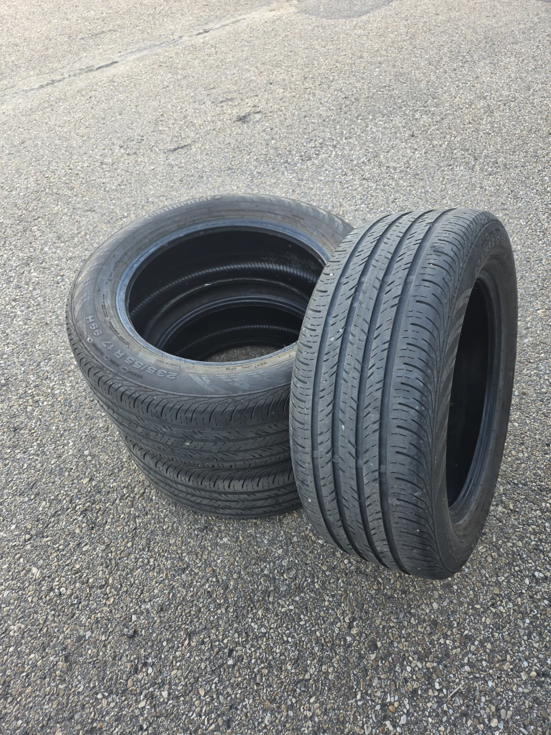3 Continental ContiProContact Tires - 235/55 R 17