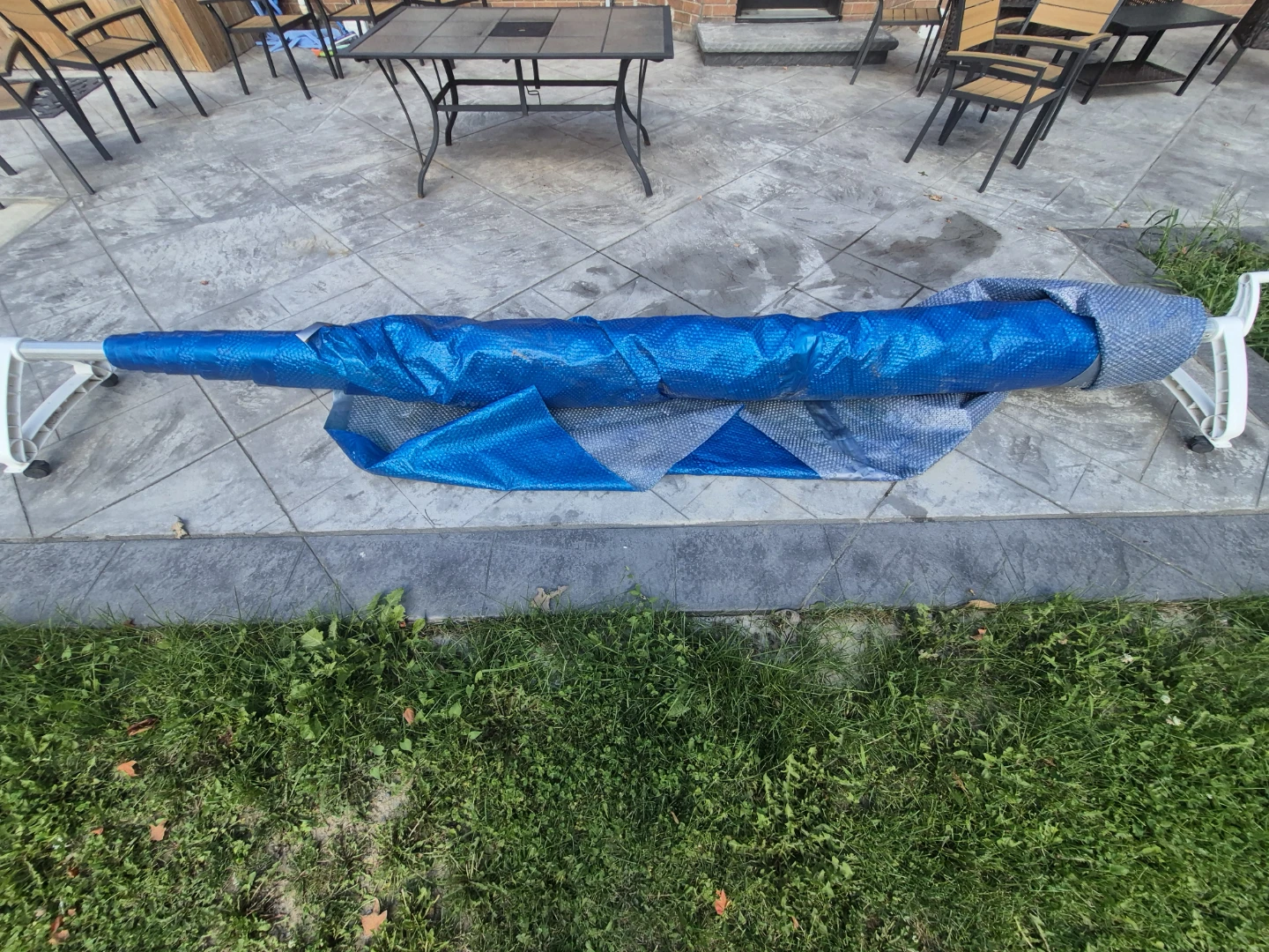 Solar Pool Cover Roller System