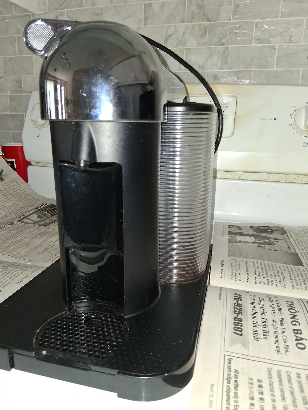Nespresso VertuoLine Coffee Machine, parts only - photo 2