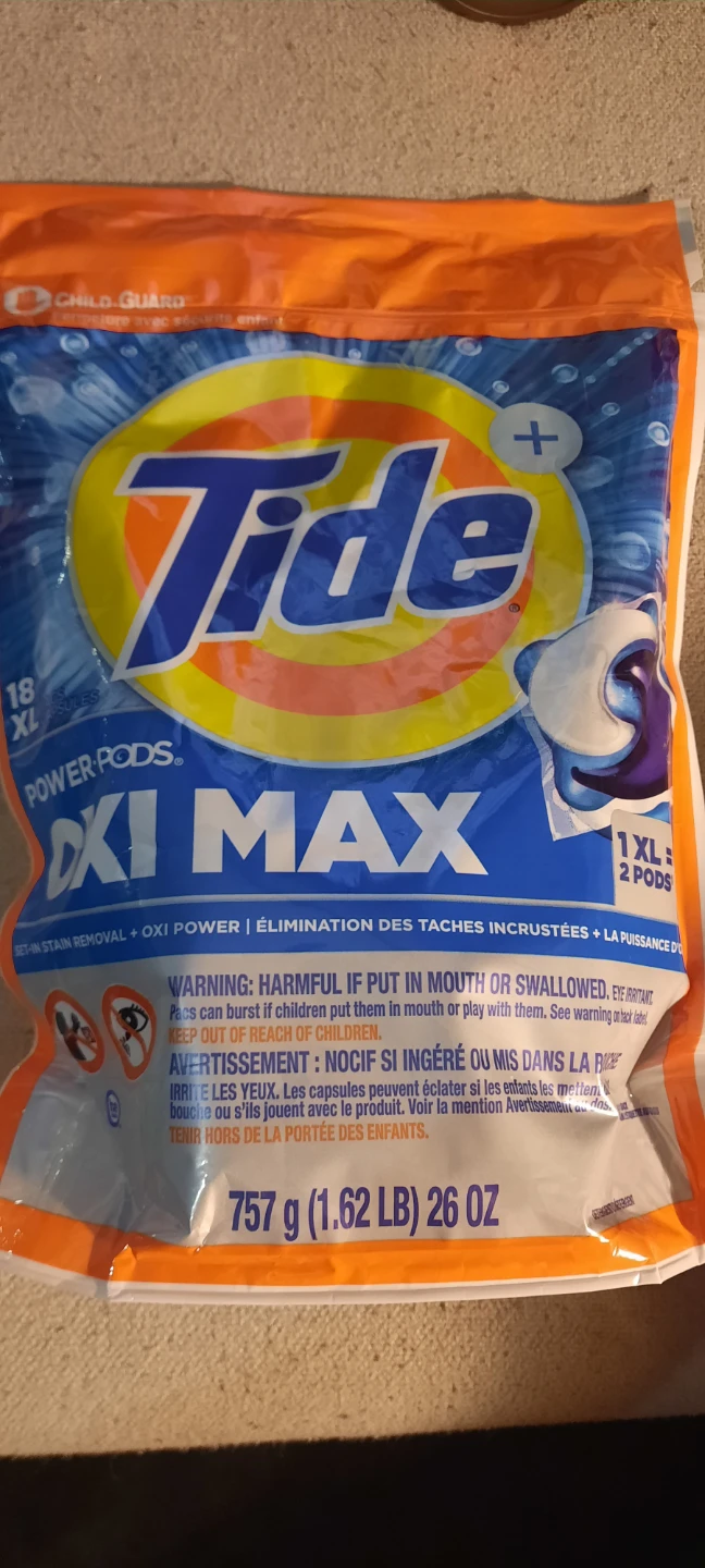 Tide Power PODS Oxi Max 18 XL Capsules - photo 2