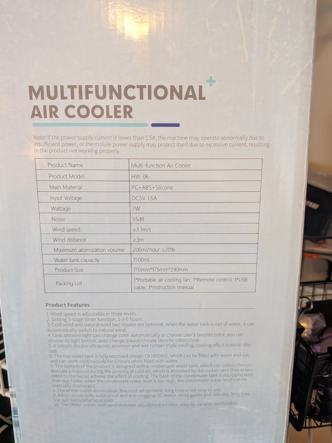 Multifunctional Air Cooler HW-06 - photo 2