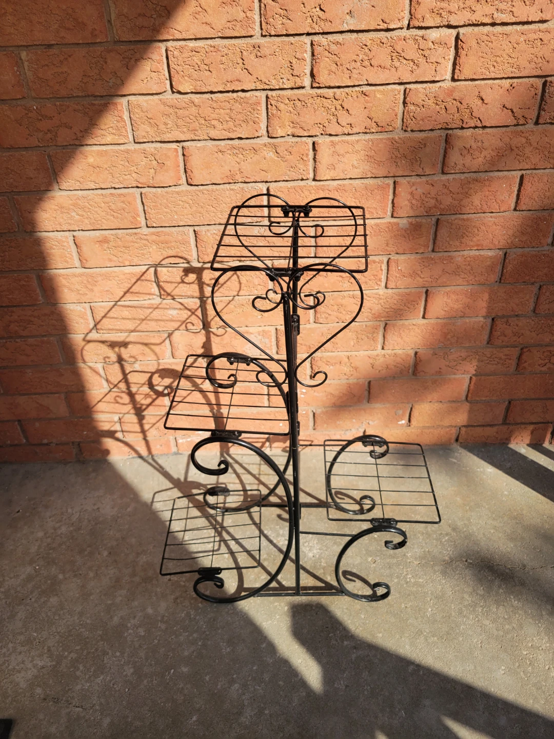 Black Metal Tiered Plant Stand - photo 4