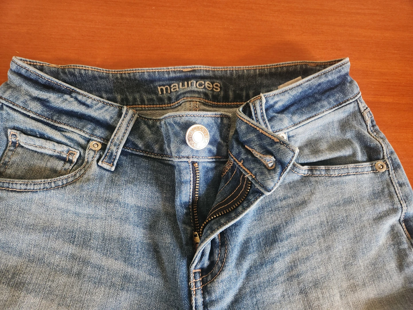 Maurice Light Wash Denim Shorts - photo 4